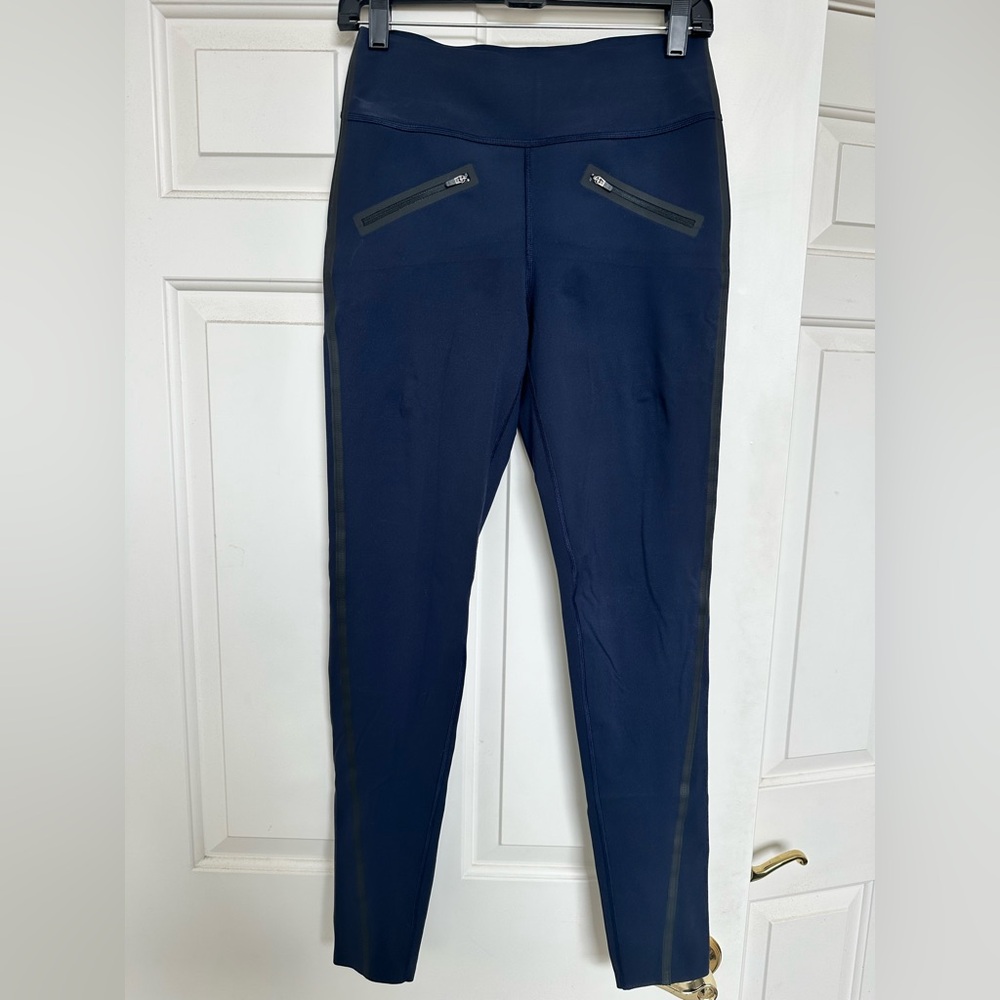 Spanx navy blue leggings - size medium